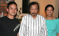 Celina with Sifu Ray Carbullido and Uncle Faustino